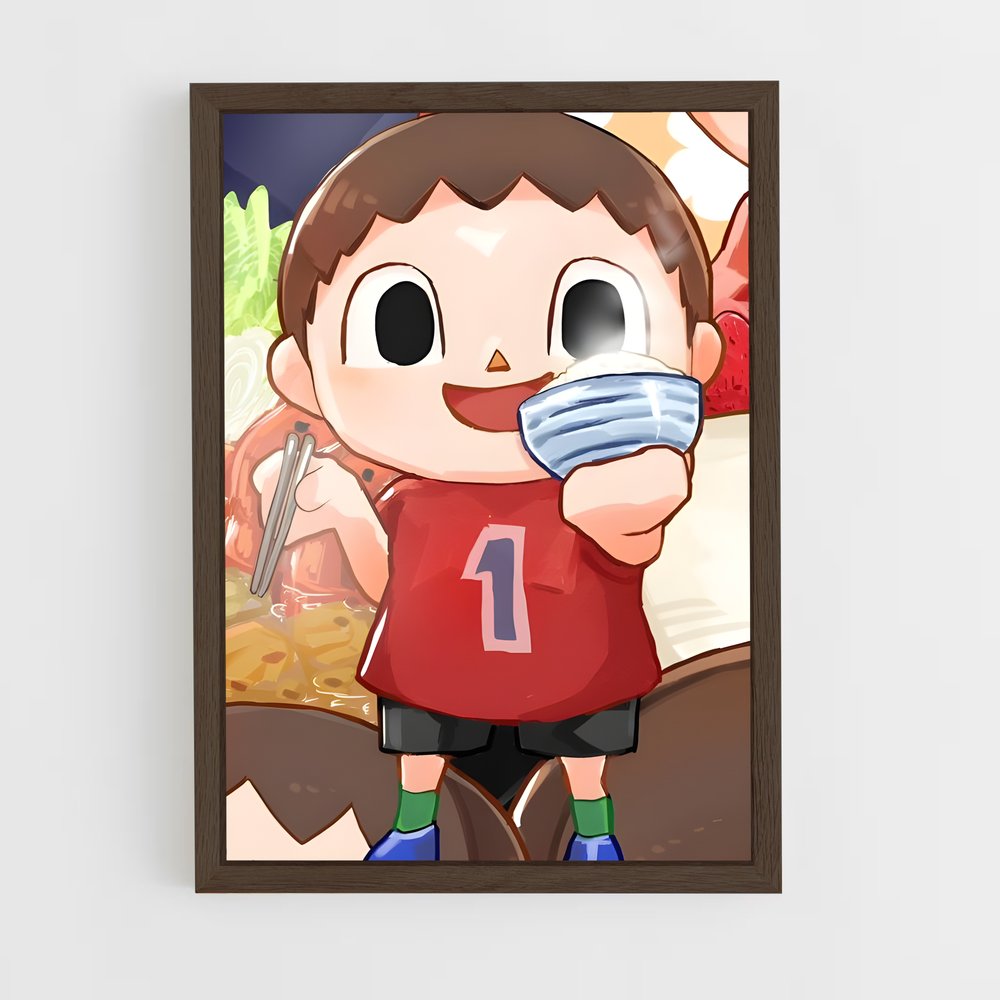 Poster Le Villageois Hydraté – affiche Animal Crossing (vue 5)